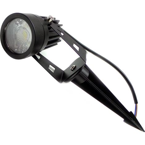 Faretto led picchetto 3w da esterno con staffa illuminazione giardino F15-COB3W Luce Fredda 6400k
