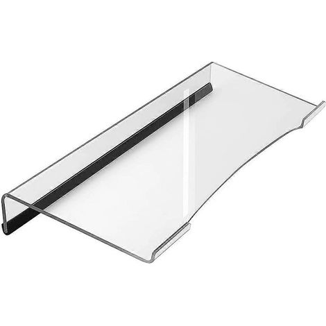 Support de clavier incliné en acrylique pour bureau de frappe ergonomique B--