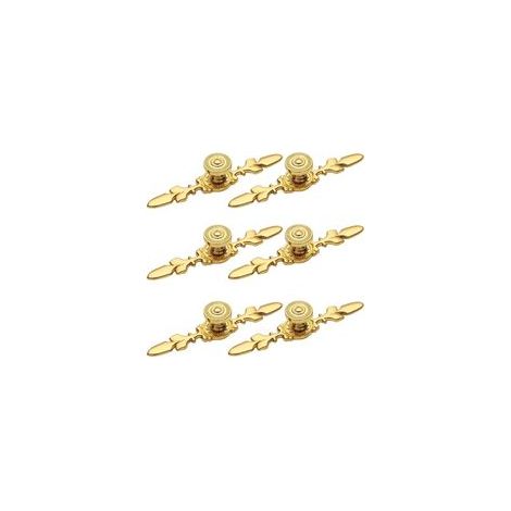 6 Pièces Poignee Meuble Dorée Bouton Meuble Poignée Meuble Poignet de Porte Cuisine Poignee de Meuble Vintage Poignée de Tiroir à Armoire Boutons (1/5)