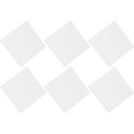 Lot de 6 grilles de séparation transparentes pour aquarium (30 x 30 cm) (1/5)
