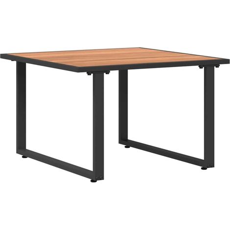 Maison Exclusive - Couchtisch Schwarz und Braun 55 x 55 x 35 cm