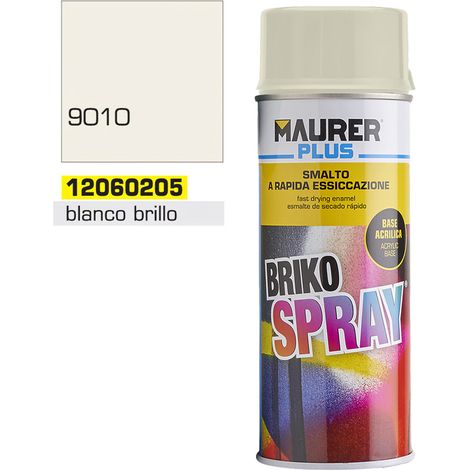 Tiefglänzender weißer Sprühlack 400 ml.