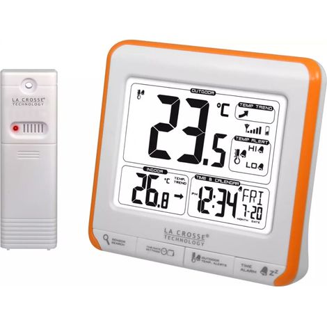 Weiße/orange wetterstation - La Crosse Technology - WS 6811 WHI-ORA