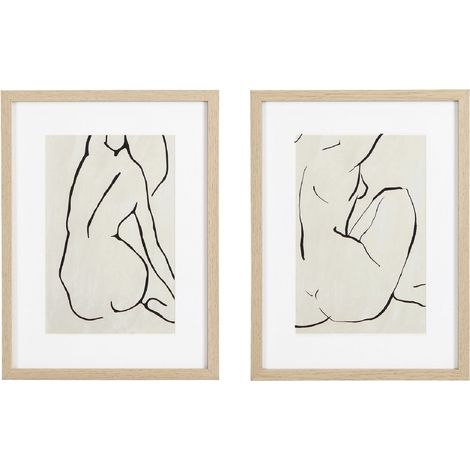 Set2 Quadri refined 30 x 40, stampa su carta, vetro, mdf (1/2)