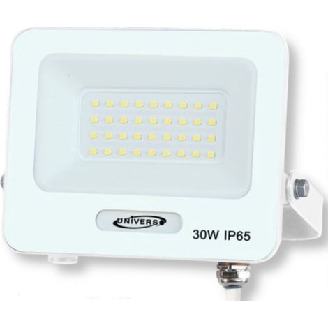 TrAdE Shop Traesio - Faro Proiettore Smd Led Floodlight 30 W Slim Ip65 Luce 3000k 4000k 6500k Ek05-30w - Bianco-Bianco Freddo      - (1/3)
