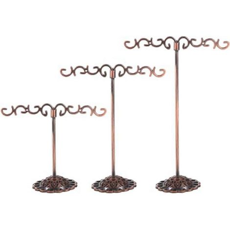 Présentoir à boucles d'oreilles, lot de 3 supports pour boucles d'oreilles A-- (1/5)