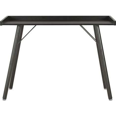 Scrivania Tavolo da ufficio Nera 90x50x79 cm (1/5)