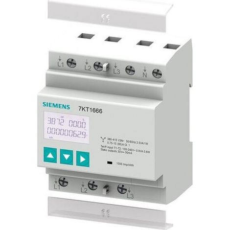 Siemens 7KT PAC1600 Energiezähler 3-Phasen Industrie