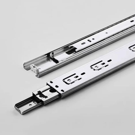 1 paire de glissières à billes extension complète pour tiroirs montage (1/5)