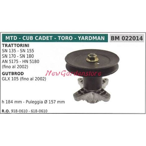 Mozzo portalama trattorino rasaerba tagliaerba SN 135 155 170 180 MTD 022014