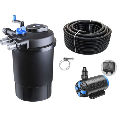 Druckteichfilter Set CPF 30000 regelbare Eco Pumpe 10m Schlauch Nr.47