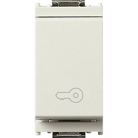 Pulsante 1P No 10A Chiave Bianco VIMAR 16080.P.B