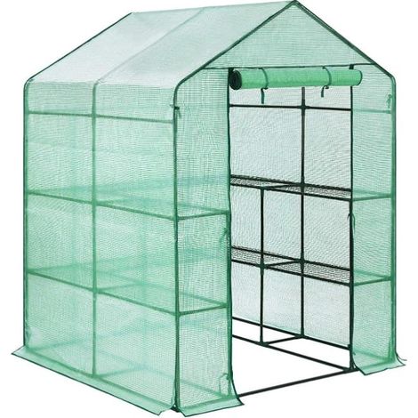 Filiyano-Isolation extérieure pour serre, film de protection transparent PE sans cadre, isolation thermique et imperméabilité - 143 x 73 x 195 cm (1/3)