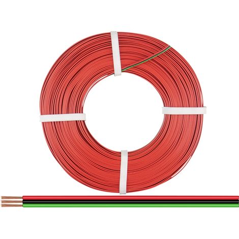 Donau-Elektronik Mehrdrahtkabel 50 Meter rot grün schwarz