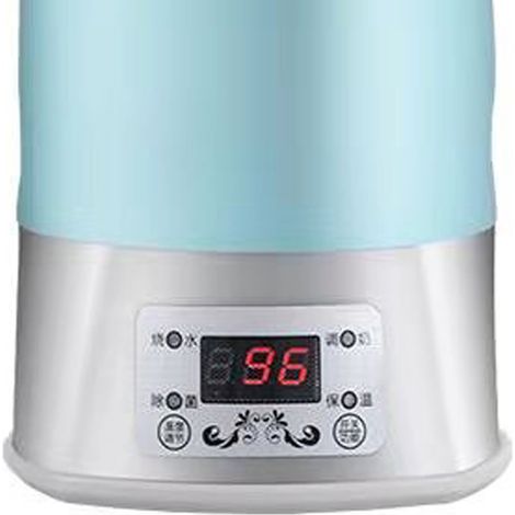 Faltbarer Wasserkocher 110-220V, 800W, tragbar, aus Silikon mit konstanter Temperaturregelung, Standard-Eurostecker, blau, Einheitsgröße. (1/4)