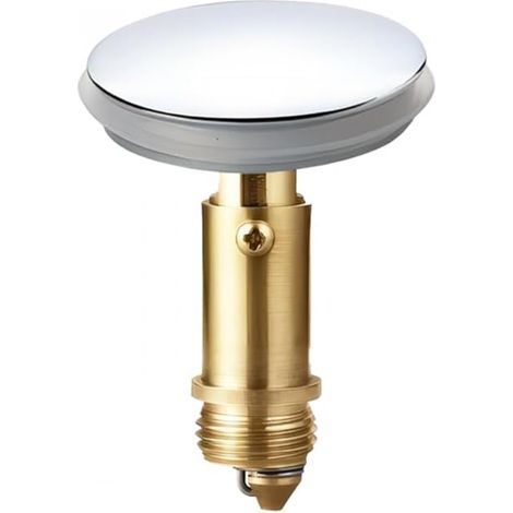 Coperchio per lavello in ottone, tappo di scarico a scomparsa, tappo di scarico per lavello da cucina, 38 mm (1/4)