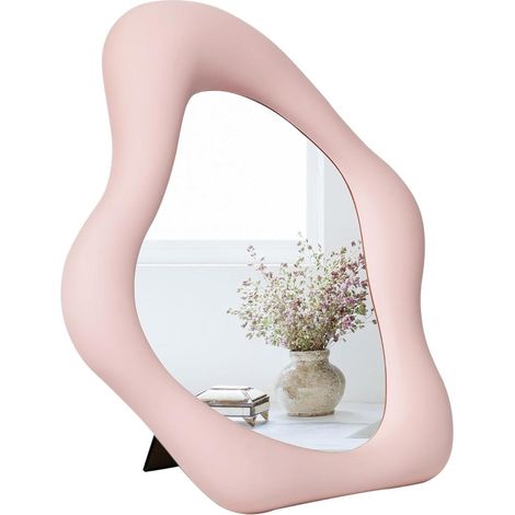compact miroir mural décoratif Miroir de bureau Miroir de courtoisie 25 4 cm (l) (rose) 4 cm (L) x (1/2)