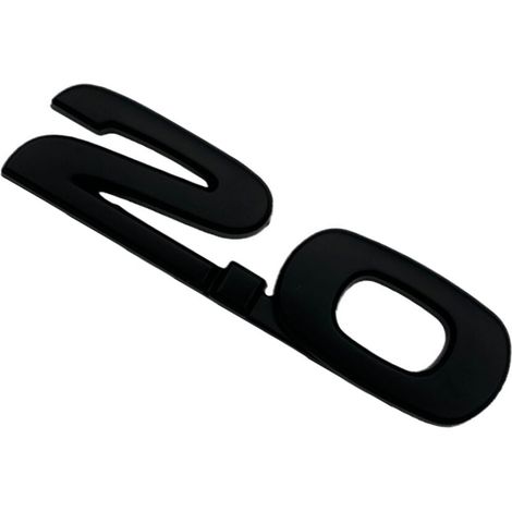 Accessorio auto 3D ABS 2.0 2.5 en forme-2.0 nero brillante (1/2)