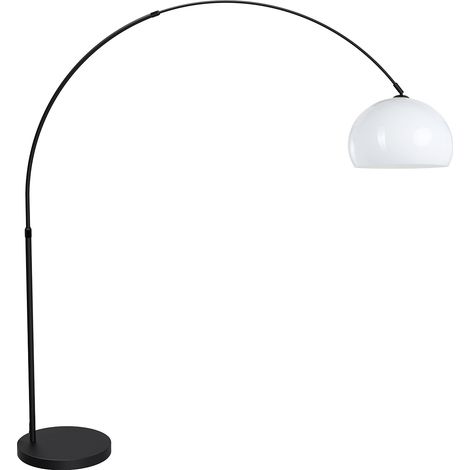 Mexlite - lampada da terra - Flair - nero - plastica metallo -