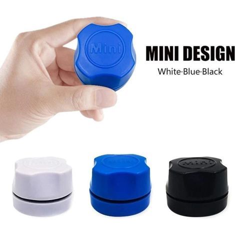 Aquariumreinigungsmagnet, doppelseitiges Glasreinigungswerkzeug für Aquarien, Algen- und Moosentfernung, Hängeschaber, Direktverkauf, 1 Stück (Blau)