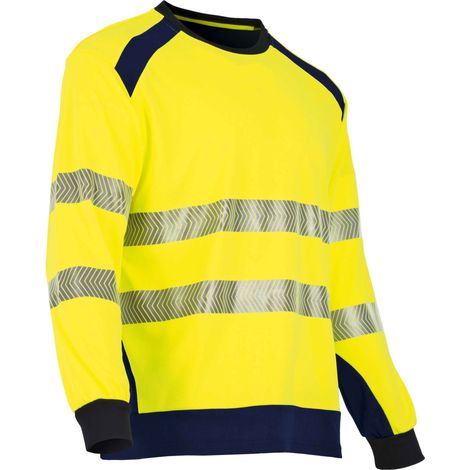 Tee Shirt Long Haute Visibilité Clarté Jaune TXL LMA Lebeurre (1/3)