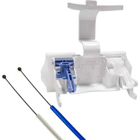 Regiplast – Platine de commande à câble pour réservoir WC encastré – Mécanisme bi-débit double volume – Référence 650305