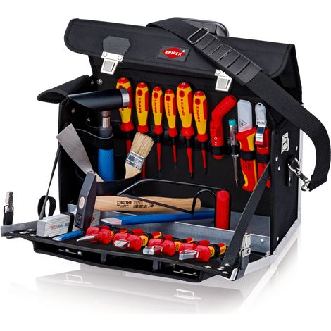 KNIPEX 00 21 02 EL Bolsa portaherramienta "Classic" Electro 180 mm (1/2)
