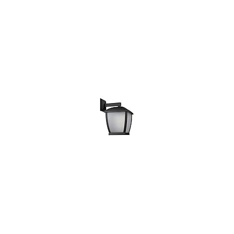 drave wall lamp ip44 1xe27 l.17xw.23,5xh.28cm aluminium+pc noir