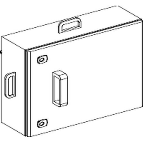 Unidad de derivación CANALIS 250A 630 mm ancho, IP55, metal para distribución media potencia