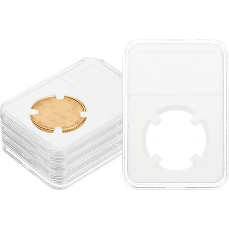 5Pcs Porte-Disques pour Pièces De 28mm Boîte De Protection (1/5)
