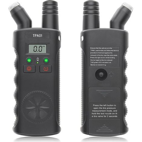 TPA01 TPMS-Anlernwerkzeug Plus – Digitales Reifendruckmessgerät mit Sensor-Reset-Funktion – Kompatibel mit GM, Ford, 0–150 PSI (9-V-Batterie nicht enthalten) – Alovez (1/4)