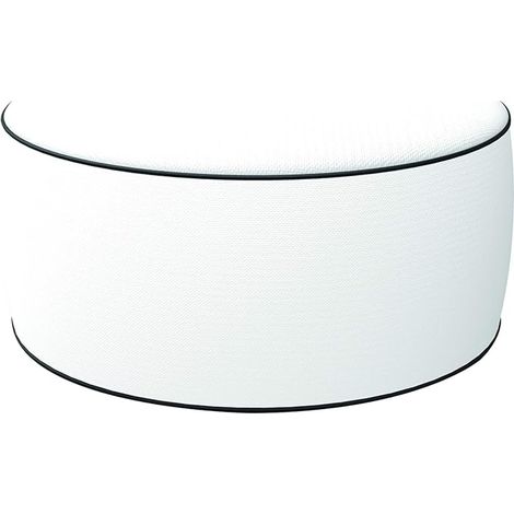 King Home POUF OTTOMAN BIANCO CM 53X53X23 (1/4)