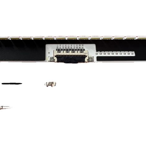 Tira de LED, 88 LED, vida útil promedio de 100.000 horas, compatible con múltiples modelos de TV, fuente de alimentación CC, tipo de tira SMD. (1/5)