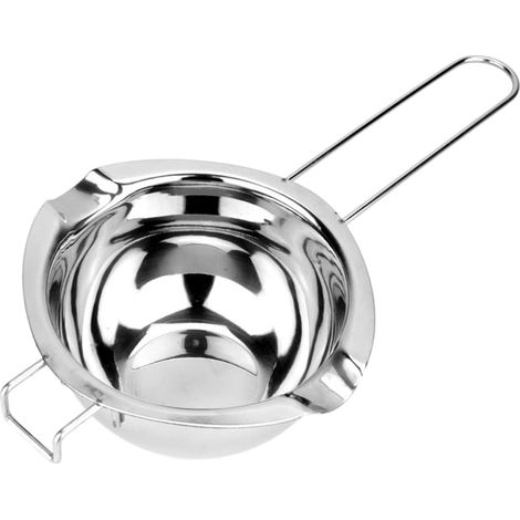 1 Casserole bain-marie, bec verseur double, acier inoxydable 304, fond plat, cuisine pâtisserie (1/5)