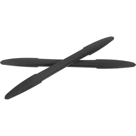 2-teiliger Frontstoßstangenschutz, Türecken-Klebestreifen, Carbonfaser-Optik, universell, dekorative Autoverkleidung (1/5)