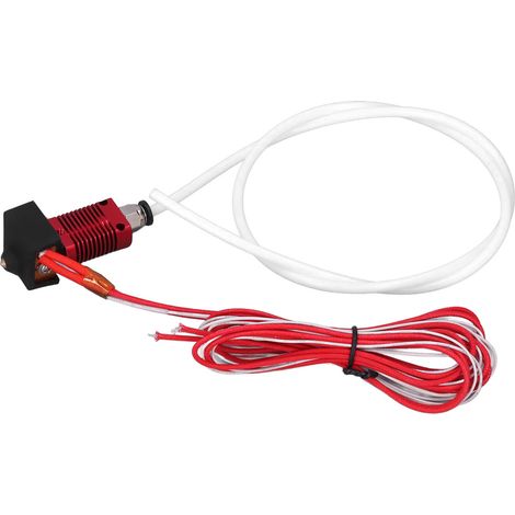 Bloc chauffant en aluminium 12V avec couverture silicone pour hotend CR10, tête d'extrusion imprimante 3D (1/5)