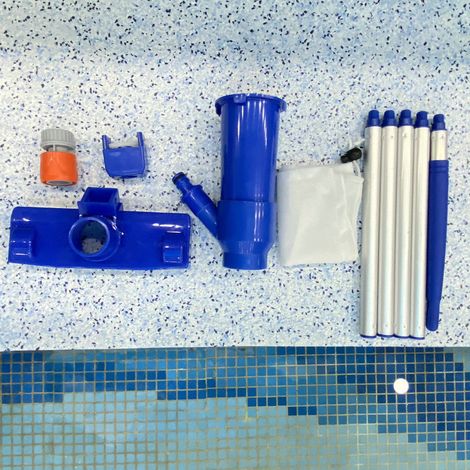 Lntyq Tragbarer Boden-Staubsauger für Schwimmbäder mit Saugnapf, Reinigungsset für Schwimmbäder (1/5)