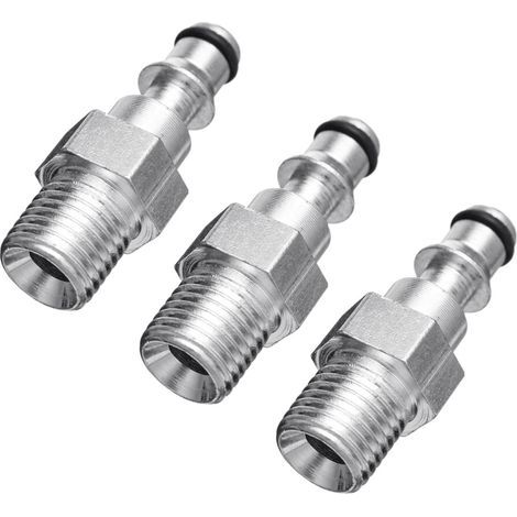 3X Adaptateur de Tuyau de Raccord Rapide pour Nettoyeur-Pistolet à Pression pour Lavor Vax, M14 Insert Rapide Encastré (1/4)