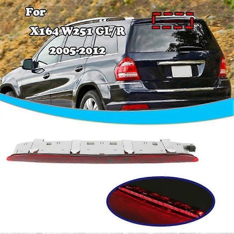 Conjunto de tercera luz de freno trasera para Mercedes-Benz Clase R/GL W251 X164 R500 R350 GL 450 (1/4)
