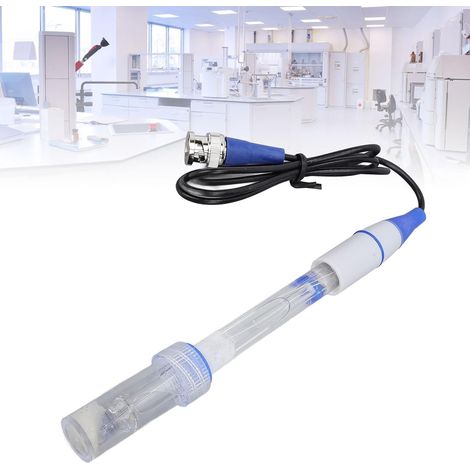Capteur de sonde de pH de 0 à 14ph BNC Plug Composite PH Electrode, pour les écoles Laboratories Ateliers 0-80 ℃ (1/5)