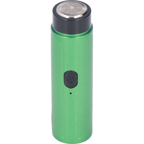 Mini-Elektrorasierer, tragbar, wiederaufladbar, leise, geräuscharm, 3,7 V, 2 W, einfache Anwendung für Reisen und Zuhause, MenGreen (1/5)