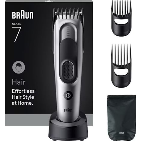 Braun HC7590 tagliacapelli Nero, Argento 17 Nichel-Metallo Idruro (NiMH) (1/2)