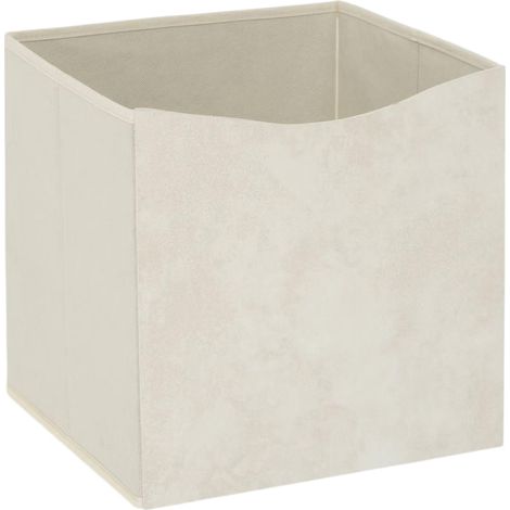 Boîte de Rangement "Côme" 31x31cm Beige (1/3)