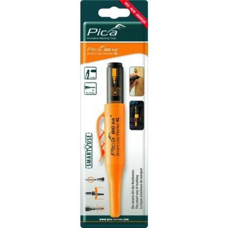 Marcador BIG INK XL negro con punta "TWIST & REVIVE" y secado rápido. (1/4)
