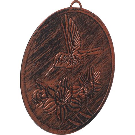 Ersatz Windspielsegel 10cm Vintage Metall Rund mit Vogel