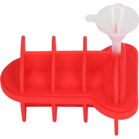 Lustige Silikon-Eiswürfelform, 3D-Eiswürfelform für Erwachsene mit Deckel, lustige Formen, vielseitig einsetzbar, ideal für Partys und Veranstaltungen, Rot (1/5)