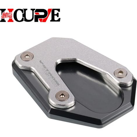 (Titane) Extension de béquille latérale pour moto, compatible avec V-Strom 1050, V-Strom 1050XT et 1050 XT Maxpower. (1/4)
