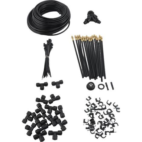 360-degree adjustable irrigation system, quick-connect kit, automatic garden watering for plants (1/5)