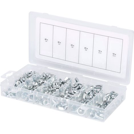 KS TOOLS  Surtido Tuercas  Mariposa 150pzs.  - 970.0470 (1/5)
