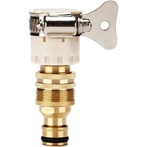 1 pièce raccord de robinet universel pour mitigeur, adaptateur de tuyau, tuyau Raccord, raccord rapide, raccord de tuyau d'arrosage (1/5)